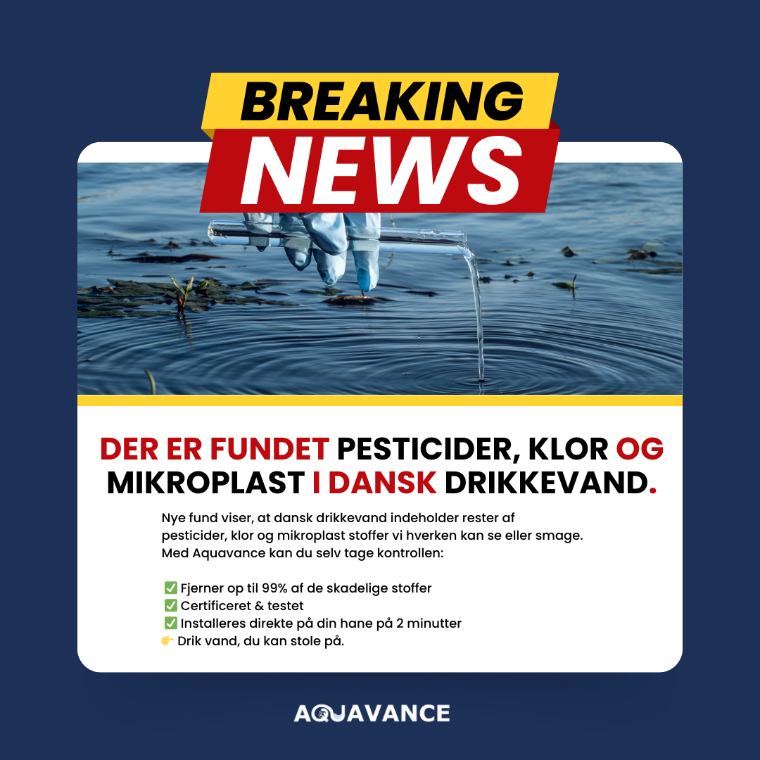 Er dit vand så rent, som du tror? Nyt studie ryster Danmark